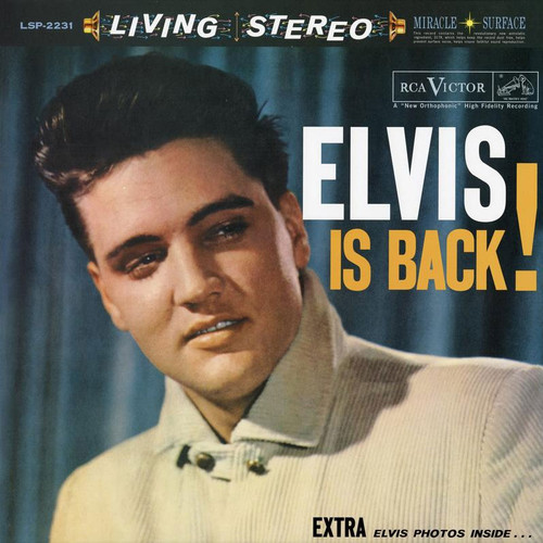 英LP Elvis Presley Elvis Is Back! UK盤Mono Elvis Presley Elvis Is Back! 180g 45rpm 2LP
