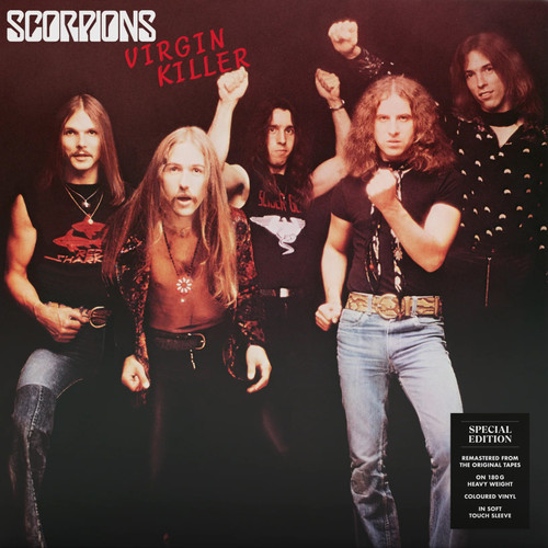 Scorpions Virgin Killer アナログレコード Scorpions Virgin Killer 180g LP (Sky Blue Vinyl)