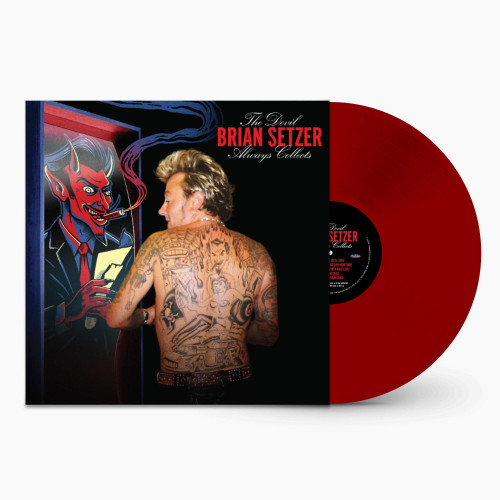 Brian Setzer The Devil Always Collects LP (Red Vinyl)