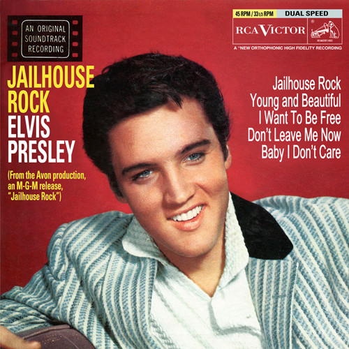 エルビス・プレスリー JAILHOUSE ROCK 45回転レコード Elvis Presley / Jailhouse Rock & Treat Me Nice / RCA Red