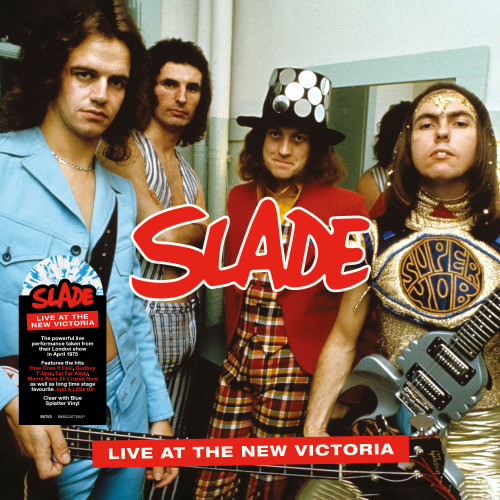 欧2LP Slade Live At The New Victoria BMGCAT725LP BMG /00520 Slade Live at the New Victoria 2LP (Clear with Blue Splatter