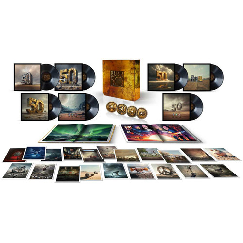 Rush 50 (Super Deluxe) 180g 7LP, 4CD & 2 Book Box Set