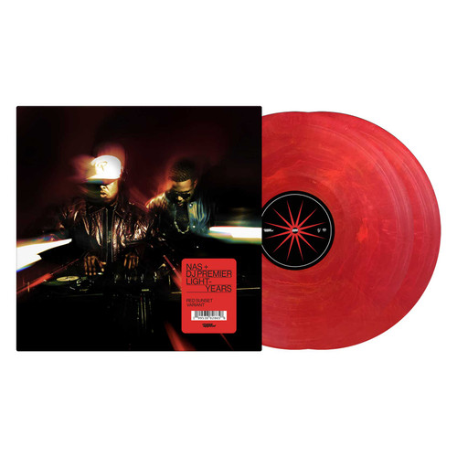 NAS + DJ PREMIER LIGHT YEARS 2LP レコード Nas & DJ Premier Light-Years 2LP (Sunset Red Vinyl)