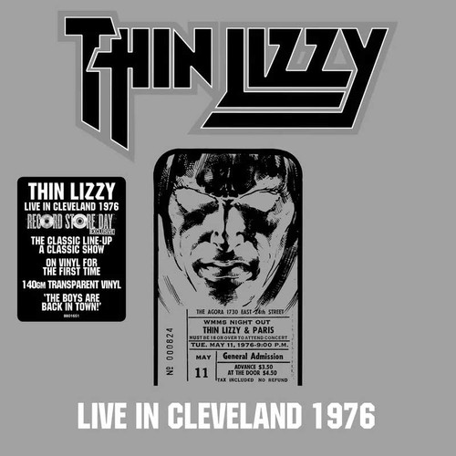 Thin Lizzy Live in Cleveland RSD Exclusive 2LP (Transparent Vinyl)