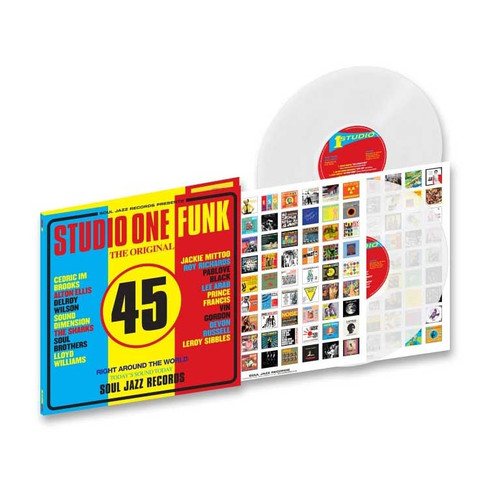 Soul Jazz Records Presents: Studio One Funk 2LP (Clear Vinyl)