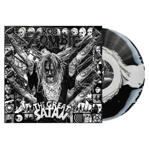 Rob Zombie The Great Satan Indie Exclusive LP (Black/White Swirl