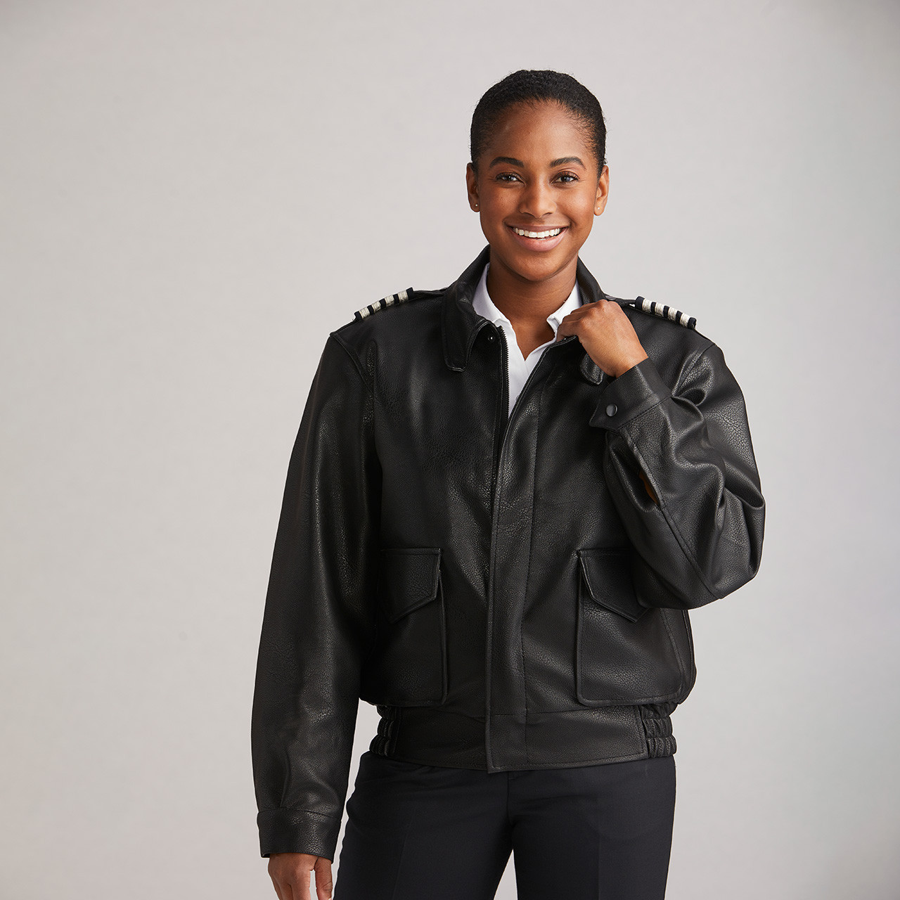 【U LAN】Onta cut leather bomber jacket Leather Pilot Jacket - A Cut Above Uniforms