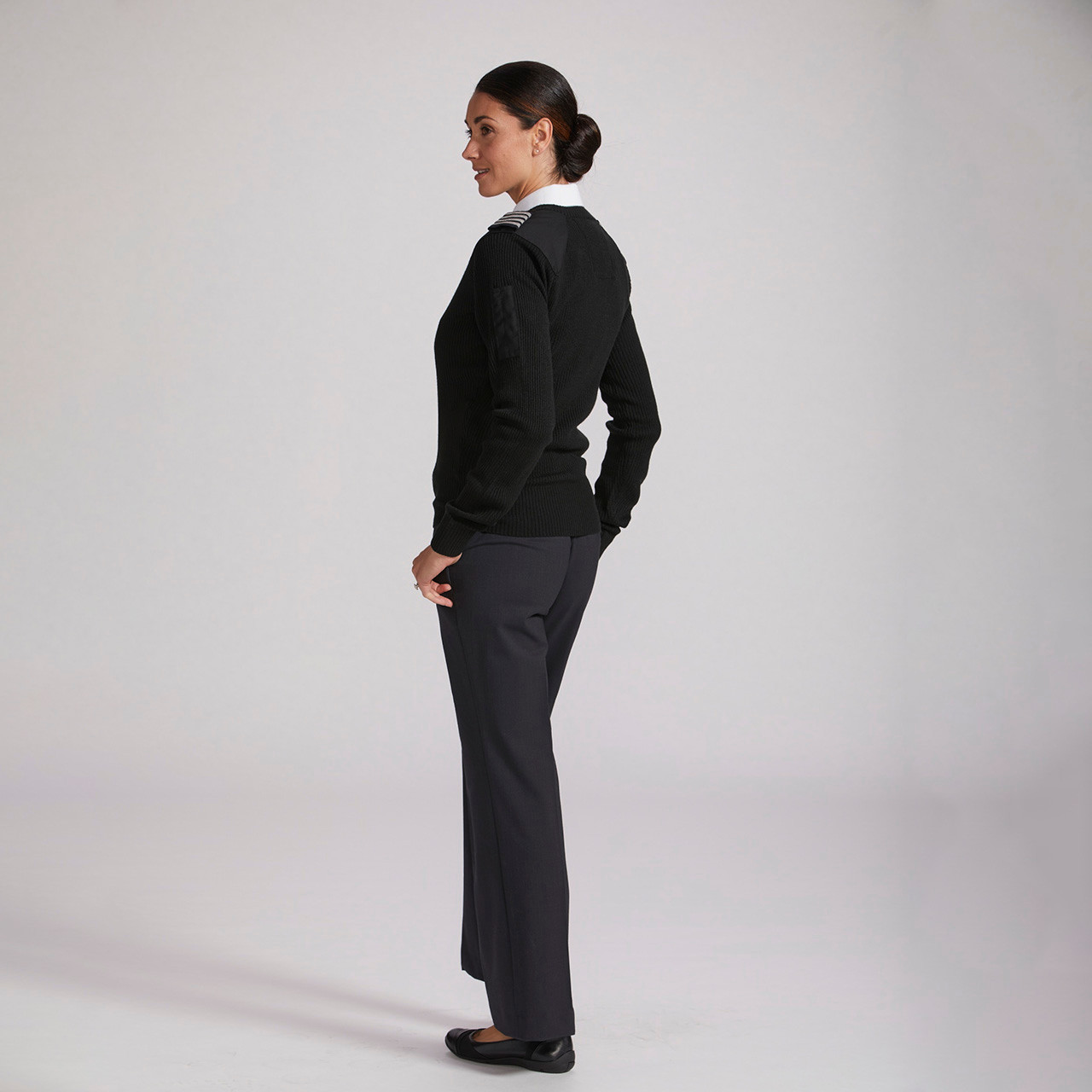 OFFICE HOLIDAY UNIFORM SWEAT NAVY Heavyweight Crewneck Sweatshirt 