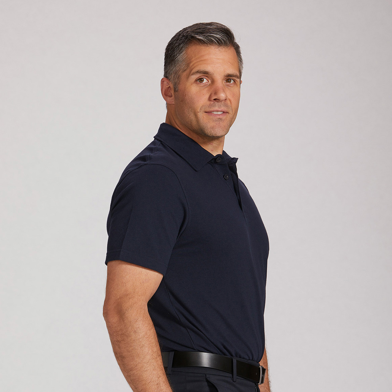 Uniform Polo Shirt Short Sleeve Jay Navy A Cut Above Uniforms