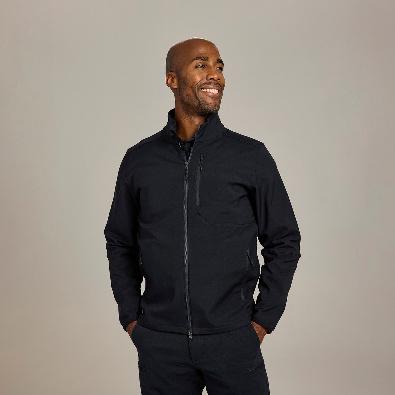 Kodiak Softshell Jacket - Men's - Navy - A Cut Above Uniforms Kodiak Softshell Jacket - Men's - Navy - A Cut Above Uniforms