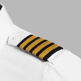 Epaulets - Black and Gold - 4 Stripe