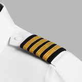 Epaulets - Navy and Gold - 4 Stripe