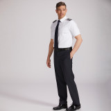 Men's Short Sleeve - White - Fitted - Tropo - Size 18.5 - Tall - with Wing Eyelets