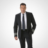 Men's Uniform Blazer - Falcon Poly Wool - Graphite Navy