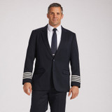 Men's Uniform Blazer - Falcon Poly Wool - Navy