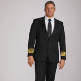 Men's Uniform Blazer - Goshawk Poly Viscose - Black