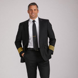 Men's Uniform Blazer - Goshawk Poly Viscose - Black