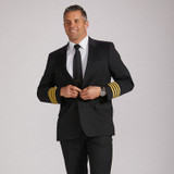 Men's Uniform Blazer - Goshawk Poly Viscose - Black