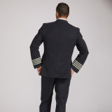 Men's Pilot Uniform Blazer Back