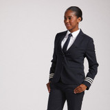 Women's Uniform Blazer - Falcon Poly Wool - Navy