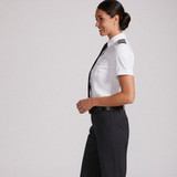 Women's Short Sleeve Pilot Shirt - White - Brooks