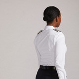 Women's Long Sleeve Pilot Shirt - White - Brooks