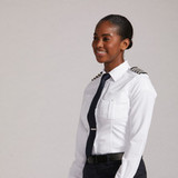 Women's Long Sleeve Pilot Shirt - White - Brooks