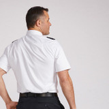Men's Short Sleeve Pilot Shirt - White - Tapered - Brooks