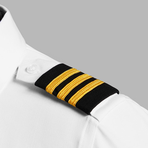 Epaulets - Black and Yellow - 3 Stripe