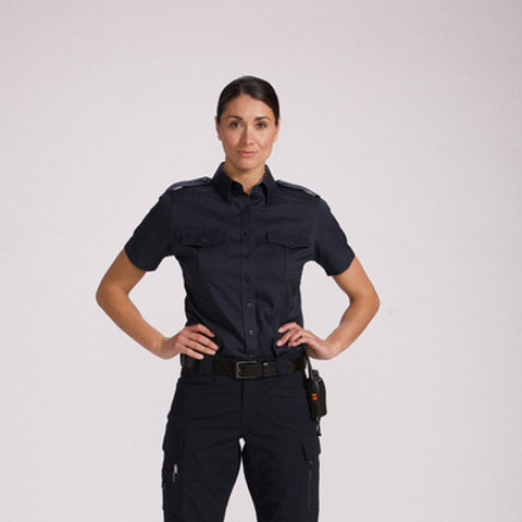 Women's Security Shirt - Short Sleeve - Petrel - Navy