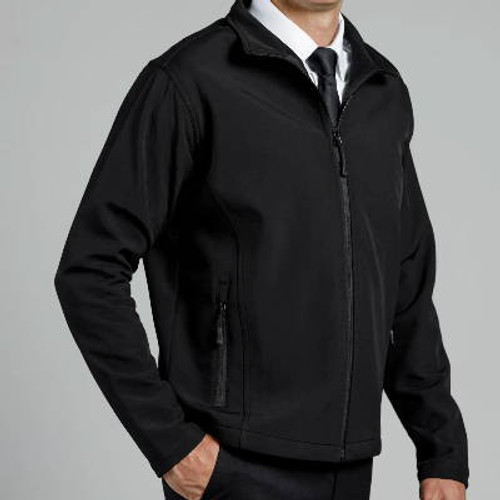 Men's Uniform Soft Shell Jacket - Aspen - Black