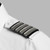 Epaulets - Navy and Grey - 4 Stripe - 1/2 Inch