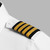 Epaulets - Navy and Gold - 4 Stripe