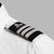 Pilot Uniform Navy and silver 3 stripe propeller epaulet