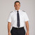 Men's Short Sleeve - White - Relaxed Fit - Altus - Size 18.0 - Regular - No Eyelets - 3" Torso Reduction