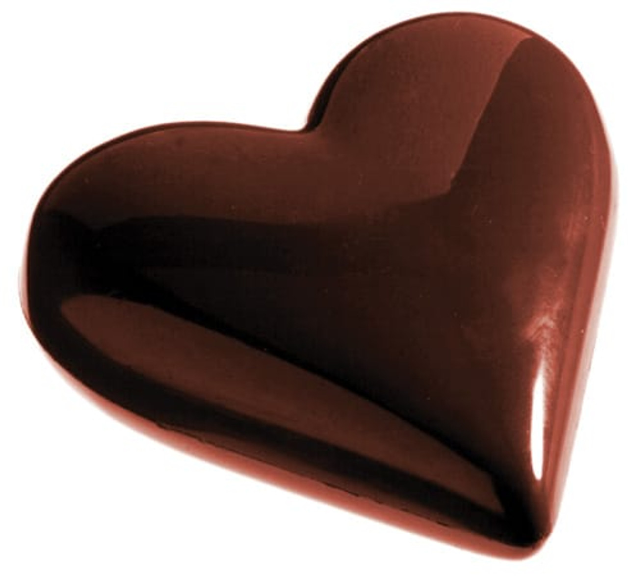 Double Heart Chocolate Box with Solid Heart Truffles