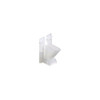 Eagle Vertical Siding Cable Clips 100 Pack Clear Coaxial Cable RG6 RG59 100 Pack White Home Exterior TV Video Signal Coaxial Line Aluminum Snap-In Support Fastener