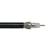 Eagle Aspen 1000' FT RG6 Quad Coaxial Cable Black 3 GHz CCS 18 AWG Double Shielded Copper Clad Satellite Double Foil 18 Gauge Audio Video HDTV Digital Signal Distribution Black Cable, Box