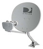 DIRECTV 1820 Triple LNB Multi-Satellite Dish 18 In x 20 In OD1820 1820 Oval Elliptical Calamp Phase 3 DSS DBS Digital Signal with Integrated Multiswitch and Feed Mount Assembly, 101-110-119