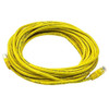 Eagle 25' FT CAT5e Patch Cord Cable Yellow Snagless RJ45 UTP 350 MHz Network RJ45M / RJ-45M Molded 24 AWG Copper Stranded Male to Male Enhanced Category 5e High Speed Ethernet Data Computer Gaming Jumper