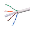 Eagle 1000 FT CAT6 Cable Ethernet White 23 AWG Solid Copper Unshielded White 1000' FT Network FastCat UTP CMR Ethernet Certified 4 Twisted Pair UL Listed PVC Jacket Enhanced Computer Data Transfer Phone Line