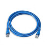 Steren 308-601BL 1' FT CAT5e UTP Patch Cable Copper Blue RJ45 Flush Molded Booted 350 MHz RJ-45 Network Snagless 24 AWG Stranded Male to Male Enhanced Category 5e High Speed Ethernet Data Computer Gaming Jumper