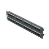 Steren 310-349 48 Port CAT 6 Fast Media Patch Panel Voice Data Commercial Grade RJ45 UTP Rack Mount 19 Inch Ethernet 110 Termination Punch Down Panel 22-26 AWG Contact 110-IDC CAT6 Distribution Module RJ-45 Lan Hub, Part # 310349