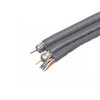 Steren 300-771GY 2 Dual RG6 Quad Coaxial Cable With 1 CAT5E Gray 350 MHz Structured Composite Quad Shield Coaxial Cable Gray Triamese Home Composite Combo Cable, Part # 300771-GY
