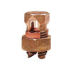 Eagle # 6 Split Bolt Connector for Copper or Copperweld High Strength Copper Bronze Alloy Lug 6 Gauge Copper Electrical Lightning Protection Cable Ground, Wire Splice Adapter UL Clamp