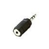 Steren 251-004 2.5mm Female to 3.5mm Male Plug Adapter Stereo 3.5 mm Male to 2.5 mm Female Stereo Headphone Audio Jack Signal MP3 Plug Connector, Part # 251004