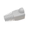 Eagle RJ45 Strain Relief Snagless Boot White Slide-On RJ-45 Boot Connector Covers, Round UTP Cable Snag-Less Boot Covers for Strain Relief and Plug Tab Protection, Sold as Singles, Part # AC080W
