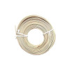 Eagle 100 FT Telephone Cable Cord 24 AWG 4 Conductor Solid Copper Round Gauge 4 Conductor Phone Cable Line Modular Standard Round Wire 24-4 Data Audio Signal Transfer Telephone Extension Cable, Bulk Roll