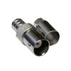 Steren 200-135 BNC Female Connector 2 Piece Hex Crimp Jack RG59 RG62 Coaxial Commercial Grade Coaxial Female Plug Connector Hex Crimp BNC Connector, Part # 200135