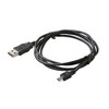 Eagle 6' FT USB A to Mini B 2.0 Cable Male to Male Nickel USB A to Mini B USB Backwards Compatible with USB 1.1, Flexible Black PVC Jacket, UL Listed